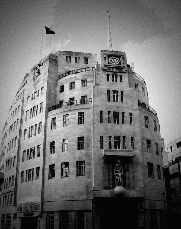 Die BBC Zentrale in London 